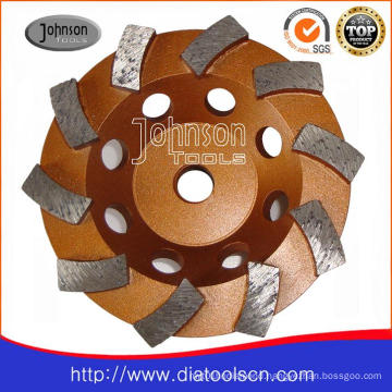 105mm Cup Wheel with Swirl Type